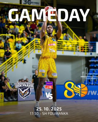 Dnes v rámci 7. kola MAXA NBL nás od 17:30 čeká utkání na palubovce @uskpraha 💪 Zápas můžete sledovat na @tvcom.cz 📺...