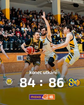 V dnešním utkání vítězíme na palubovce @srsni.photomate.pisek 86:84🔥💪 #hejaopava #bkopava