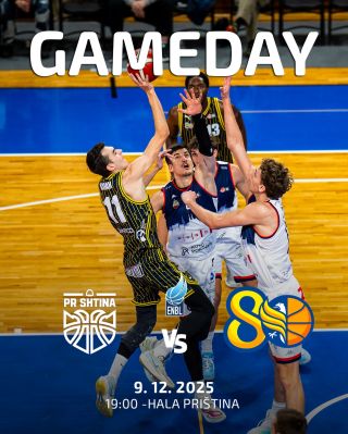 Dnes nás od 19:00 čeká další utkání @enbleague a to na palubovce @kbsigalprishtina 🏀 Utkání můžete sledovat živě na...