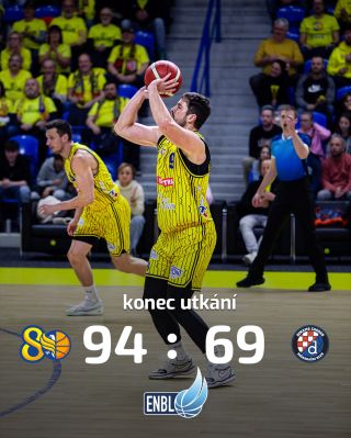 V dnešním utkání porážíme na domácí palubovce @kk_dinamo 94:68 a držíme si neporazitelnost v @enbleague 🔥💪 #hejaopava...