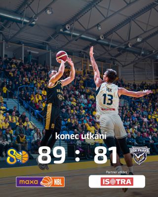 V dnešním výročním utkání porážíme na domácí palubovce @uskpraha 89:81👏💪 Děkujeme všem fanouškům za parádní podporu v hale...
